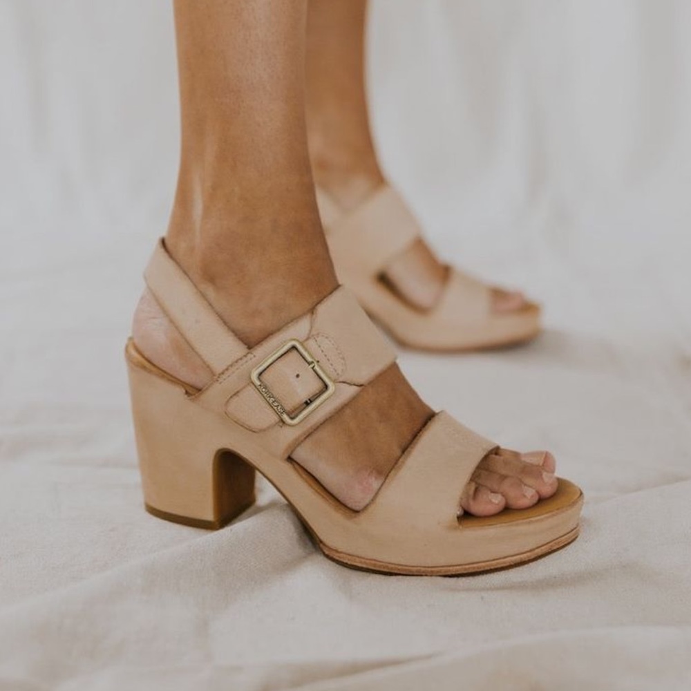Kork Ease San Carlos Platform Sandals in Natural